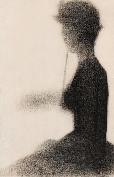 Georges Seurat, tekening ca. 1885, Museum of Modern Art, New York.