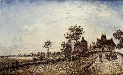 J. B. Jongkind, Le château de Milheung, 1878 