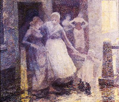 Jan Toorop, In de Nes (nachtleven), 1889 