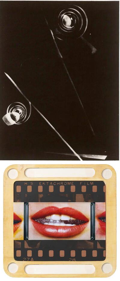 L. Moholy-Nagy, Fotogram, J. Tilson, 'Transparency, Taste', 