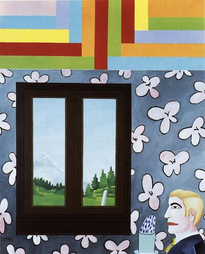 Reinier Lucassen, Portret van A. F. als Mike Hammer, 1971,