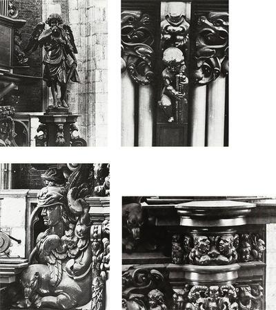 Versiering van de orgelkast, St.-Baafskathedraal, Gent 