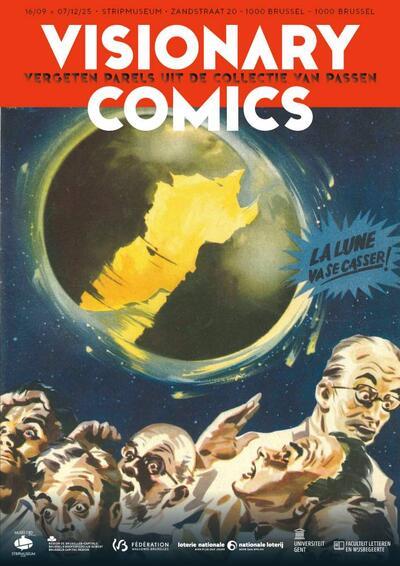 Affiche Visionary Comics - Vergeten parels uit de collectie Van Passen 