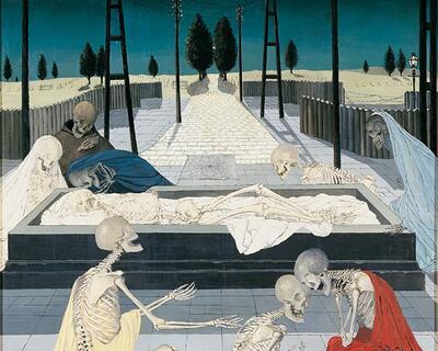 James Ensor, De graflegging