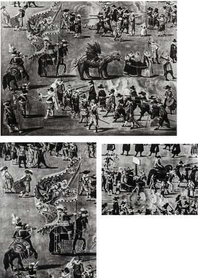 A. Sallaert, De ommegang van Brussel in 1615: Optocht van de Gilden