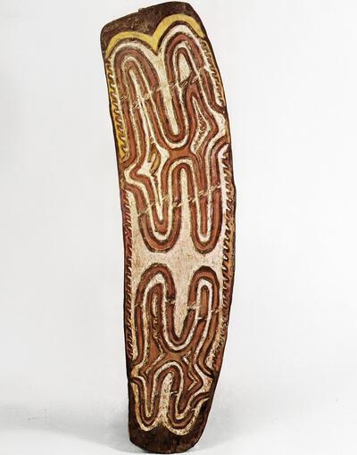 Asmatschilden,  zuidwest Nieuw-Guinea 