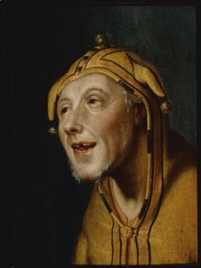 Cornelis Cornelisz. van Haarlem, Lachende nar, eind 16de eeuw