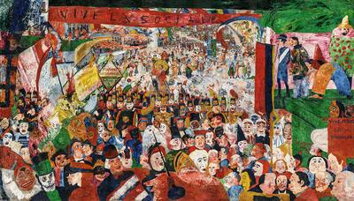 James Ensor, De intocht van Christus te Brussel.