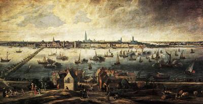 Jan Wildens, Gezicht op de rede van Antwerpen