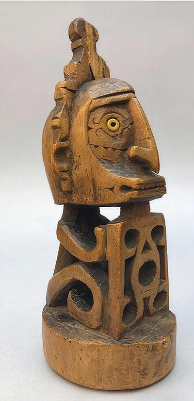 Korwar, voorouderfiguren,  noordwest Nieuw-Guinea 