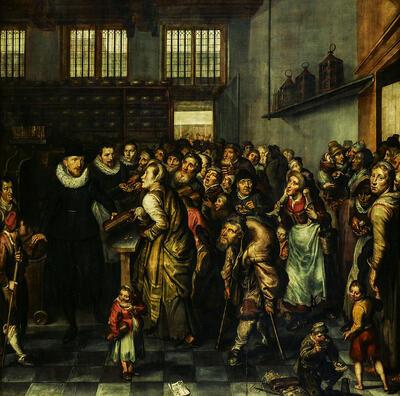 Werner van den Valckert, Het college van Aalmoezeniers te Amsterdam.