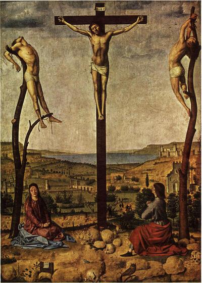 Antonello da Messina, Christus gekruisigd, 1475