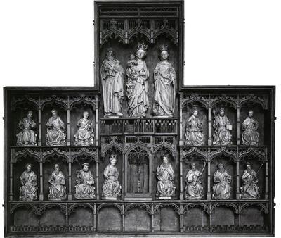 Apostelretabel van Tongeren. Maasland, Luik-Tongeren (?), ca. 1435