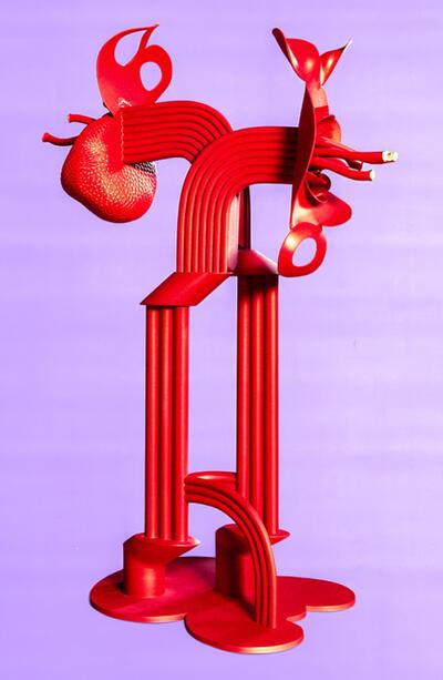 Cesar Bailleux, Flower Plant, 1967