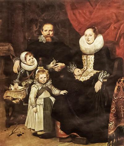 Cornelis de Vos, Portret van de kunstenaar en zijn gezin 