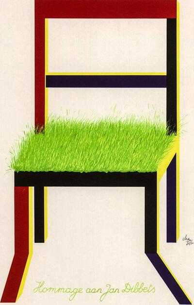 Etienne Elias, Hommage aan  Jan Dibbets, 1969