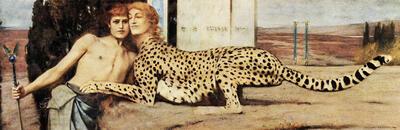 Fernand Khnopff, Pour I' art, I' art of les caresses 