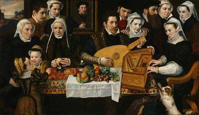 Frans Floris, De familie van Berchem, 1561