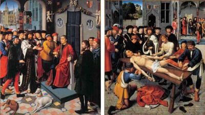 Gerard David, Het oordeel van  Cambyses, 1498 