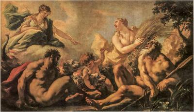 Giovanni Antonio Pellegrini, De vier elementen  van de brouwers 