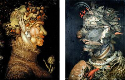 G. Arcimboldo, De zomer, Het water