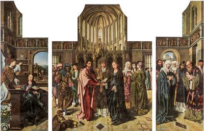 Goossen  van der Weyden, Triptiek van de  familie Colibrant, 1516 