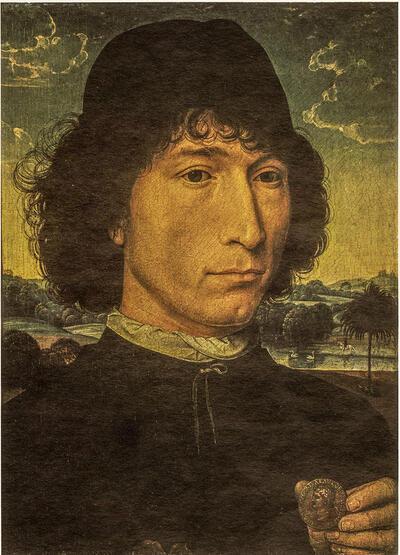 Hans Memling, Portret van  Jan de Candida?, 