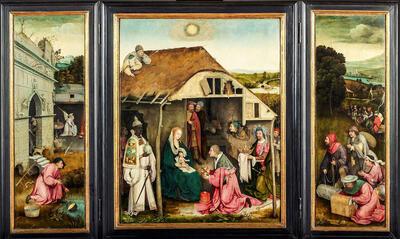 Jeroen Bosch,  Aanbidding der Wijzen 