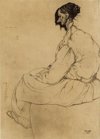 Jules de Bruycker, Oude Verkoopster, 1923 