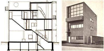 Le Corbusier (1887- 1965), Huis Guiette, Populierenlaan 32, Antwerpen (1926)