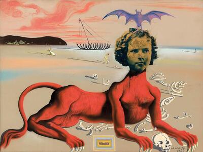 Salvador Dali, Shirley Temple, De sphinx van Barcelona 
