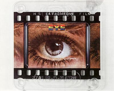 Joe Tilson,  Kleurendia: Het gezicht 