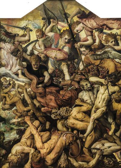 Frans Floris, De Engelenval, 1554