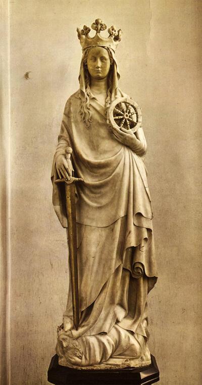 Andre Beauneveu (?), H Katharina, ca 1374