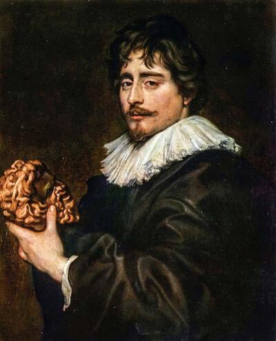 Antoon van Dyck, Portret van Frans du Quesnoy (?)