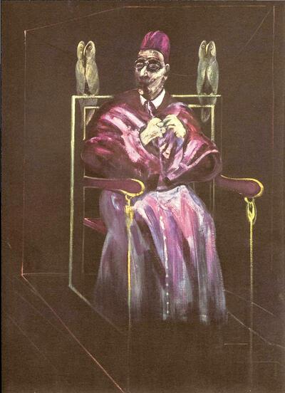 Francis Bacon, Paus met uilen, 1958