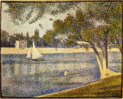 Georges Seurat, De Seine bij 'la Grande-Jatte', Lente 1888
