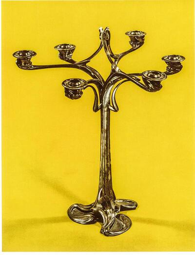 Henry van de Velde, Zesarmige kandelaar, ca. 1900