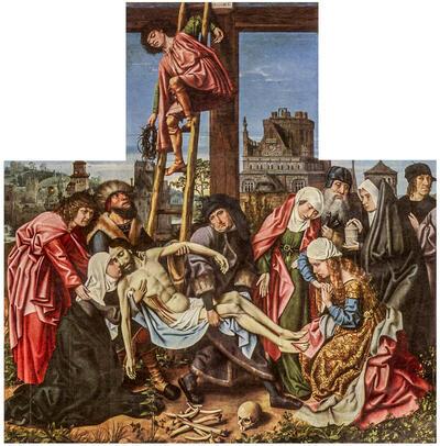 De Meester van  Watervliet, Bewening van Christus 