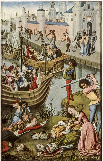 Meester van de Ursula-legende, Legende van de Heilige Ursula, paneel VII