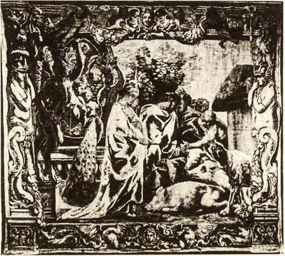 Naar Jacob Jordaens  'Circe die de krijgers in zwijnen omtovert' - New-York