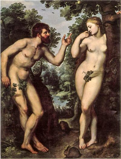 Peter Paul Rubens, Adam en Eva in het  paradijs 