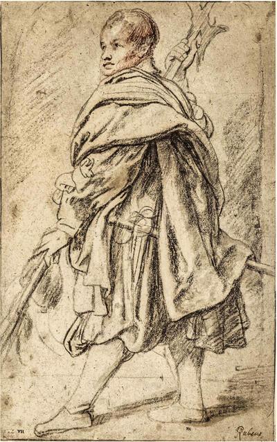 Peter Paul Rubens (1577 -1640), De hellebaardier.