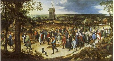 Pieter Bruegel de Oude, De bruiloftsstoet 