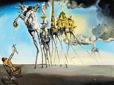 Salvador Dali, De bekoring van  St-Antonius 