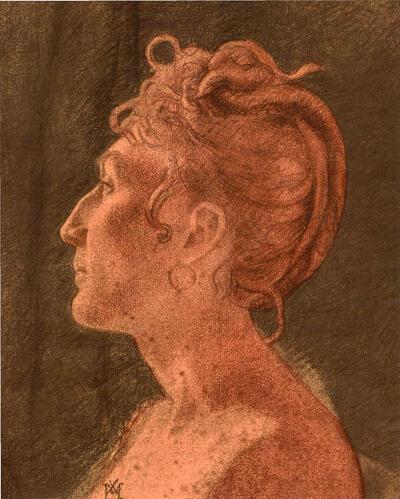 Xavier Mellery, Vrouwenprofiel