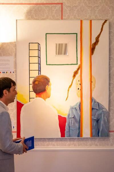 Expo Hooitijd in dialoog met Roger Raveel