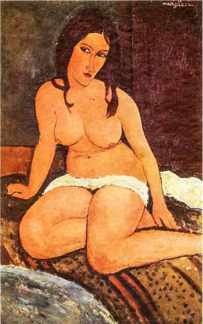 Amedeo Modigliani, Groot naakt