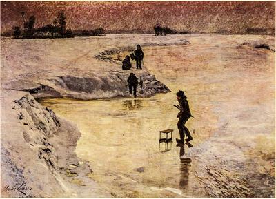 Emile Claus - IJsvogels