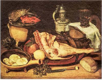 Georg Flegel, Stilleven met kalfsbout 